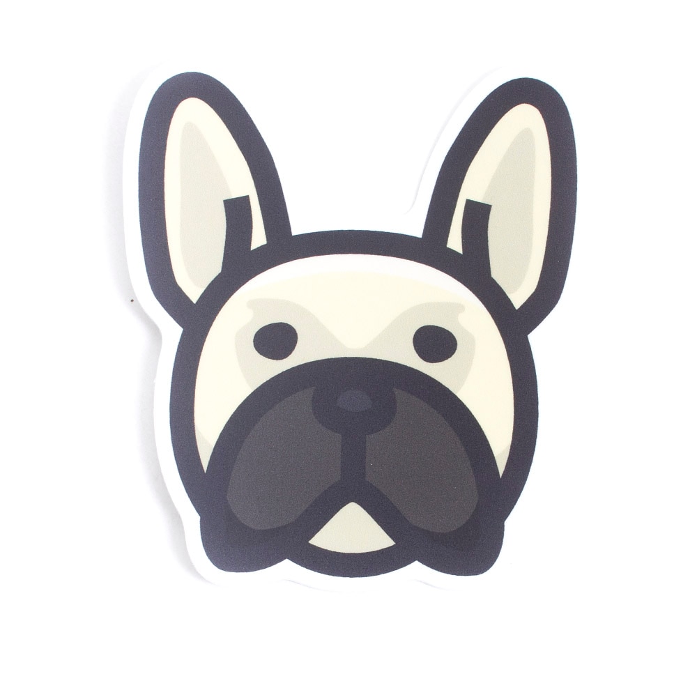 Stickers Northwest, Stickers, Art & School, 3", Frenchie Head, 632562